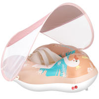 Flotador De Natación Para Bebés Con Canopy Accesorios De Piscina Inflable Para Niños Juguete De Baño Circular Para El Verano - details 11