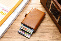 Porta Tarjetas De Crédito De Fibra De Carbono Para Hombres Doble Protección Anti RFID Funda De Monedero Metálico Minimalista Para Negocios Regalo - details 18