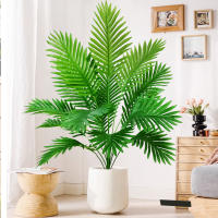 Gran Árbol De Palma Artificial 68-120cm Planta Falsa Verde De Plástico Para Decoración De Jardín Y Hogar Ramas De Palma Tropicales - details 4