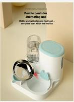 Dispensador Automático Para Gatos Y Perros Cuenco De Agua Y Alimentos Con Recarga Automática Basin Para Gatos Y Perros Material Plástico Forma Cuadrada - details 15