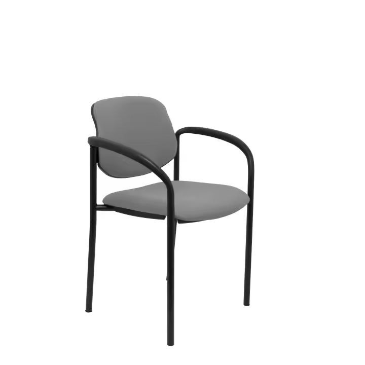Piqueras Y Crespo Silla Villalgordo Bali Gris con Brazos - 1