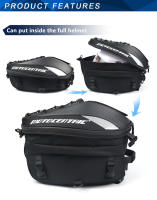 Bolsa De Motocicleta Impermeable 100% MOTOCENTRIC 37L Gran Capacidad Multifuncional Para Hombro Cintura Y Pierna Equipamiento Moto - details 4