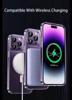 Funda Transparente Para iPhone 14 13 12 11 15 pro Max Magsafe Carga Inalámbrica Animación Cubierta Protectora Anti-Resbaladiza Resistente a Arañazos Y Huellas Para Modelos 7 8 XR XsMax - details 4