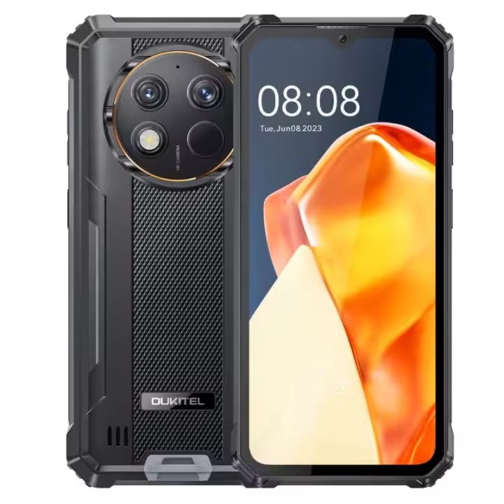 Oukitel WP28S, teléfono móvil rugged con pantalla HD de 6,52'', procesador T606 Octa Core, certificaciones IP68, IP69K y MIL-STD-810H y robusta batería de 10600 mAh, en color negro - 1