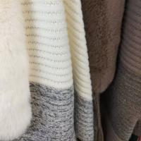 Chal De Punto Para Mujer Con Piel De Peluche Artificial Y Cuello Suelto De Moda Para Vestidos De Noche Boda Invierno Cálido Y Suave - details 5