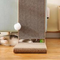 Tablero De Rasguñar Para Gatos En Forma L Accesorios Para Mascotas Protector De Muebles Juguete Arbolito Para Gatos - details 1
