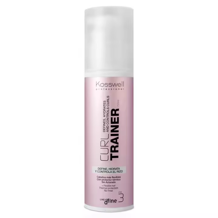 Kosswell CURL TRAINER CREAM 150ml - Definidor de Rizos - Define, hidrata y controla el rizo - Control flexible sin rigidez. - 1