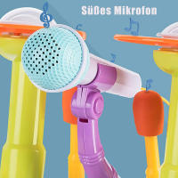 Juego de Instrumentos Musicales para Bebés y Niños Pequeños Set de Tambores para Bebés Actividades de Aprendizaje con Micrófono para Niñas Regalos Educativos - details 7