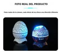 Proyector De Galaxia Dinosaurio Huevo Luz Nocturna Bluetooth Control Remoto Timer Ruido Blanco Decoración Para Habitación - details 23
