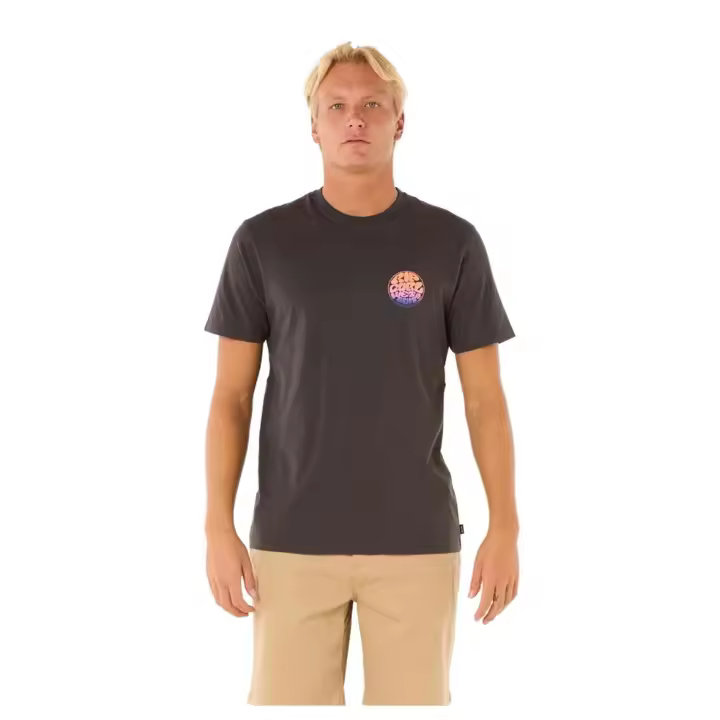 Camiseta Rip Curl Passage Tee Hombre Washed Negro - 1