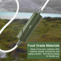 Purificador De Agua Portátil Para Camping Filtro De Bebida Para Emergencias Herramienta De Sobrevivencia Para Viajes Al Aire Libre - details 5