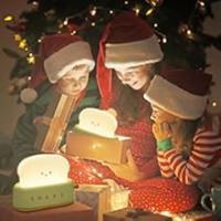 Luz nocturna, luz LED para niños, lámpara de noche en forma de tostadora color verde regulable, lámpara de mesita de noche USB con temporizador, luz nocturna recargable para bebé, lámpara de mesa, decoración de habitación linda - details 5
