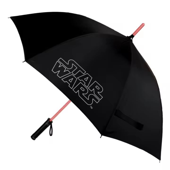 Paraguas Star Wars Negro Unisex con Motivo Estampado - 1