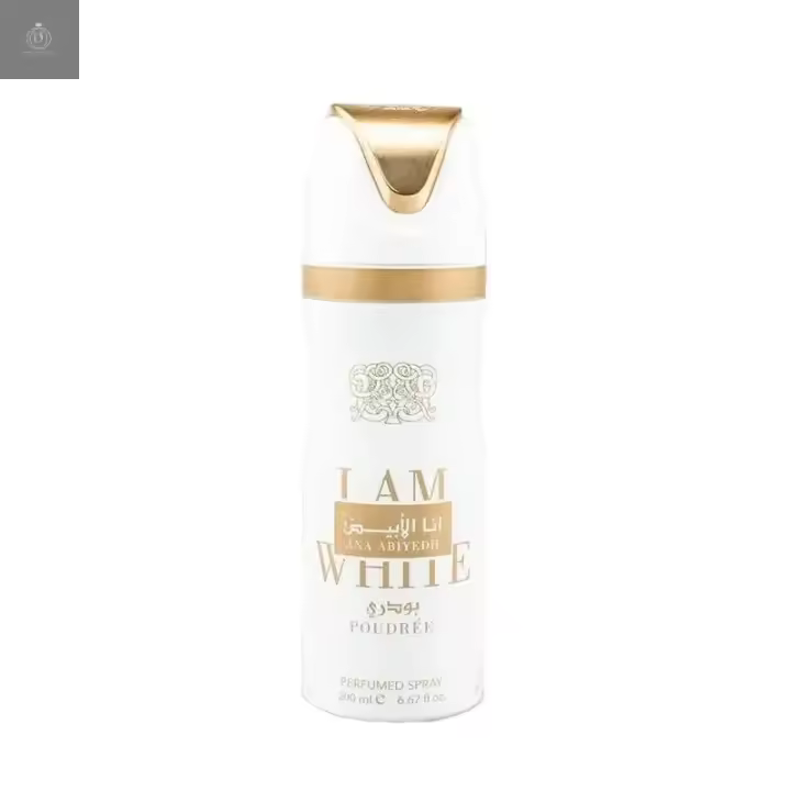 I am white poudre spray Lattafa - Ana Abiyedh Poudré Lattafa perfume spray   MADE IN DUBAI - 1