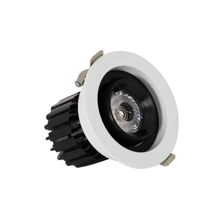 Ledkia Foco Downlight LED 7W COB Direccionable 360º Circular Corte Ø 80 mm CRI90 Expert Color No Flicker - 1