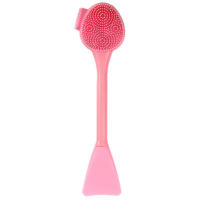Cepillo De Limpieza Facial De Silicona 2 En 1 Instrumento De Limpieza Facial Eliminador De Masка De Arcilla Y Rascador De Maquillaje - details 18