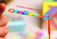 Kit De Tejido Con Banda De Goma Para Manualidades DIY Máquina Tejedora Elongada Para Crear Pulseras Con Marco Y Gancho Juguetes Para Niños - details 11