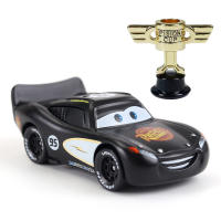 Coche De Carreras Negro McQueen Generación 1 Modelo De Película Piston Cup Set Regalo De Cumpleaños Para Niños Juguetes De Metal 1:55 - details 0
