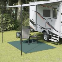 vidaXL Alfombrilla de camping 2,5x2 m Color Azul,  Crema,  Antracita y mas - details 4