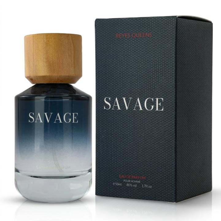 Savage Reyes Queens. Perfume para hombre Eau de Parfum amaderado aromático fresco con notas cítricas de limoneno… — oferta en Miravia