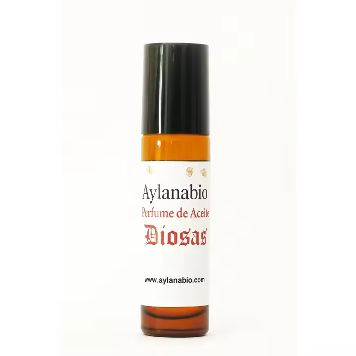 AylanaBio - Perfume de Aceite “Diosas” | Fragancia Natural en Roll-On | Artesanal con Aceites Esenciales Ecológicos | Inspiración Femenina y Mística | Colección Diosas - 1