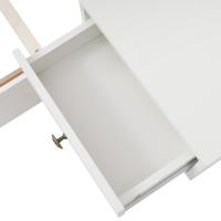 Cama Doble Cama con 2 tocadores LED junto a la noche y Toma USB C 140x200 cm Cama de Madera incluye 2 Mesitas de noche Full Dormitory -- 205x244x90,5 cm (L/AN))/A) juego De Roble Sonoma/Blanco (sin colchón) - details 4