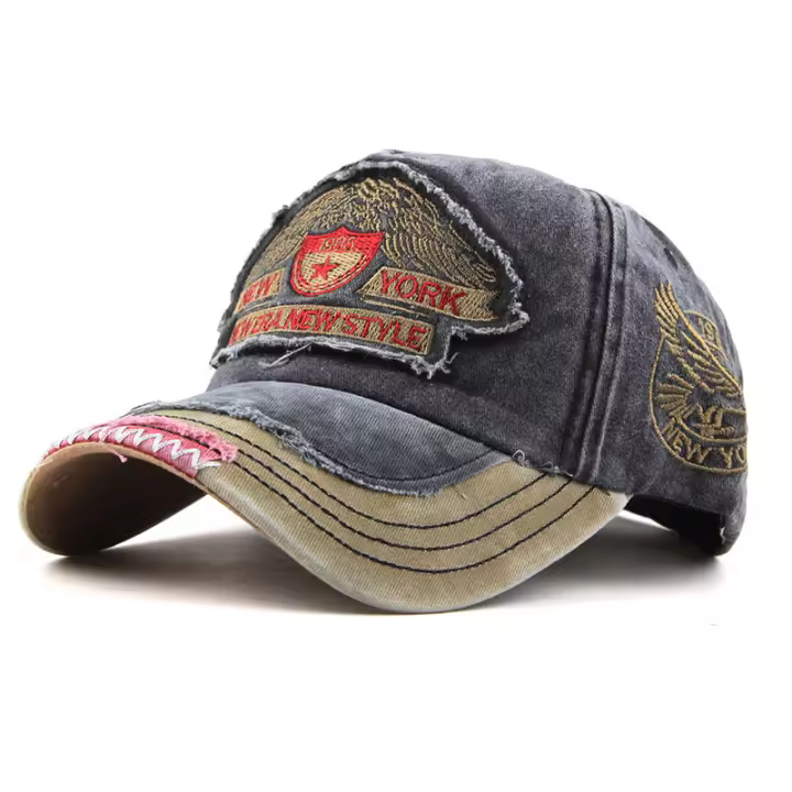 Gorro De Béisbol Ajustable Para Hombres Y Mujeres Con Letras En Tela De Algodón Lavada Gorro Trucker Hip Hop Dad Moda Casual - 1