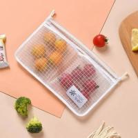 Organizador De Puerta De Nevera 1pc Bolsa De Red Colgante Para Almacenamiento En La Cocina Material De Poliéster Tamaño 22cm*13cm - details 3