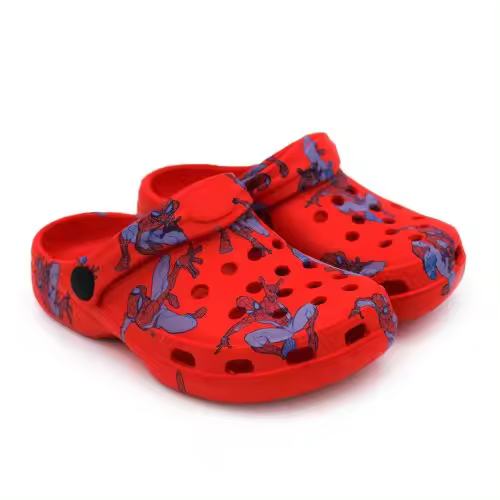 Zueco de playa SPIDERMAN 6398 en rojo. Producto Oficial - 1