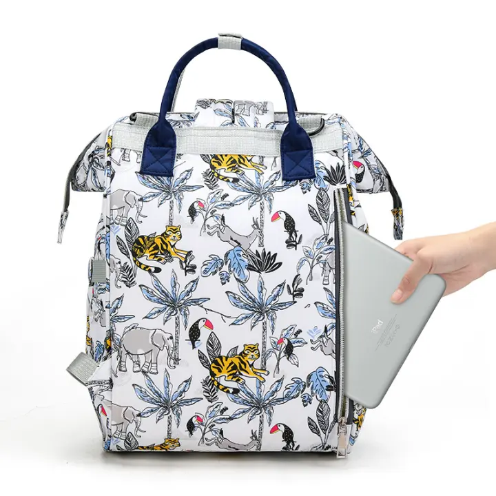 Mommy bag, large capacity backpack, fashionable mother-to-be, multifunctional mother-baby bag Wxxbd - 1