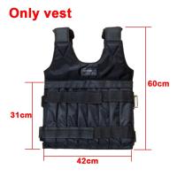 Chaleco De Entrenamiento Ajustable Con Peso Para Boxeo Y Gimnasio Máximo 50kg Vestido De Ejercicio Fitness Unisex - details 2