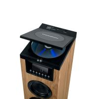 Thomson Reproductor de CD Bluetooth Thomson Torre Multimedia 60W con Carga USB/SD, Radio FM PLL, Caja de Madera y Mando a Distancia - details 2