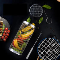 Cesta De Barbacoa TARKA Para Camping Y Excursiones En Acero Inoxidable Malla Portátil Para Grill Exterior Accesorios De Cocina De Camping - details 12