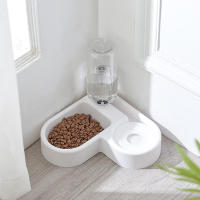 Tazón Automático Para Perros Y Gatos Gran Capacidad Dispensador De Agua Y Alimento Para Mascotas Material Plástico - details 0