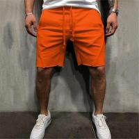 Shorts De Correr Para Hombre De Color Sólido Fitness Ropa Deportiva Casual Shorts De Verano De Pierna Larga Cierre Con Cordón - details 7