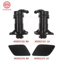 Nueva Boquilla De Lavado De Faros Para Audi C6 A6 Quattro 2005-2008 Con Tapa Pieza Original 4F0955101 Izquierda Y 4F0955102 Derecha - details 0