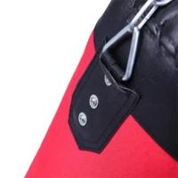Bolsa De Golpes Pesada Para Boxeo Con Gancho Para Techo Y Cadena De Acero Para Entrenamiento De Fitness MMA Kickboxing Muay Thai Karate Taekwondo Roja - details 2