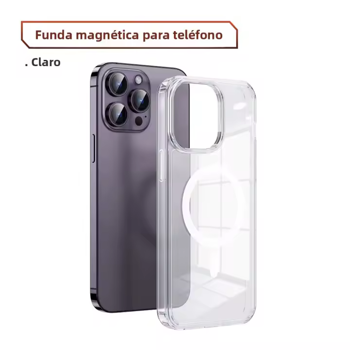 Funda Magnética Transparente Toocki Para iPhone 15 14 plus Funda De Teléfono Con Protección Anti-caída Y Anti-oxidación De PC TPU Para iPhone 13 pro Max - 1