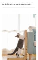 Juguete Para Gatos Madera Resistentes Al Desgaste Y Rasguños Poste De Entrenamiento Para Uñas Sofá Juego De Madera Para Gatos - details 10