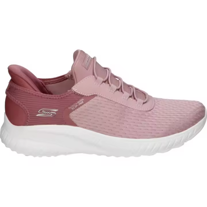 SKECHERS | Zapatillas Skechers Slip-ins: BOBS Sport Squad Chaos para Mujer – Deportivas en Color Rosa – Sneakers Slip Ins – Sin Cierre – Memory Foam – Apto para Lavadora – Vegan – Cómodas – Modelo 117504-BLSH - 1