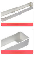 Organizador De Cocina 2PCS Caja De Expansión Para Palillos Y Utensilios De Cocina Divisor De Cajón Almacenamiento De Maquillaje Estilo Japonés Material Plástico - details 10