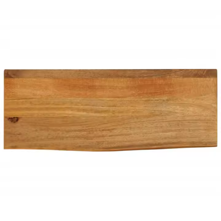 vidaXL Tablero de mesa borde natural madera maciza mango 90x30x3,8 cm - 1