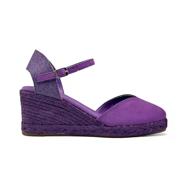 Calzados soraia, sandalias cuñas para mujer, con cordones, comodas, con cierre de hebilla, de tela,✅ Entrega 24/72h a España (península)BohemioDe modaVacación Bohemio Elegante - 1