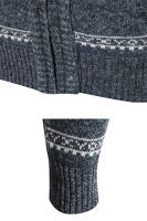 Chaqueta De Navidad Para Hombre Cardigan De Punto De Cuello Alto Estilo Casual De Fleece Algodón De Poliéster Calidad Superior Con Bolsillos - details 4