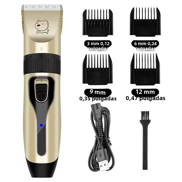 Afeitadora Eléctrica Profesional Para Perros Y Gatos Recargable Por USB Máquina De Corte De Pelo Para Animales - 1
