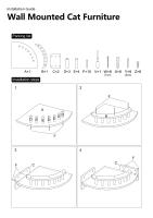 Estante Para Gato Con 3 Pasos Cama De Gato Colgante Con Hamaca Muebles De Madera Para Dormir Y Rascado De Gato - details 5