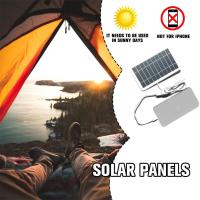 Cargador Solar USB 5V 2W Panel Solar Con Carga USB Segura Estabilizada Para Teléfono Móvil Y Camping - details 1