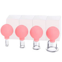 1Pc Juego De Copas De Succión De Vacío Azul Y Rosa PVC Para Masaje Corporal Y Acupuntura Meridiana Terapia China Médica - details 4