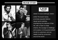 Reloj De Pulsera De Lujo Para Hombre LIGE Con Cinta De Malla Resistente Al Agua Y Luz Cósmica Cronógrafo De Moda Y Negocios - details 1
