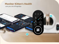 Nobleza - Arenero Autolimpiable Inteligente para Gatos con App, 70L Capacidad, Protección de seguridad múltiple,Ideal para Varios Gatos, Incluye 2 Rollos de Bolsas de Basura - details 8